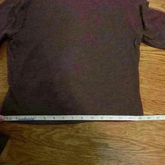 NWT Nation ltd mock neck long sleeve crop top, purple women’s size medium - Picture 10 of 10